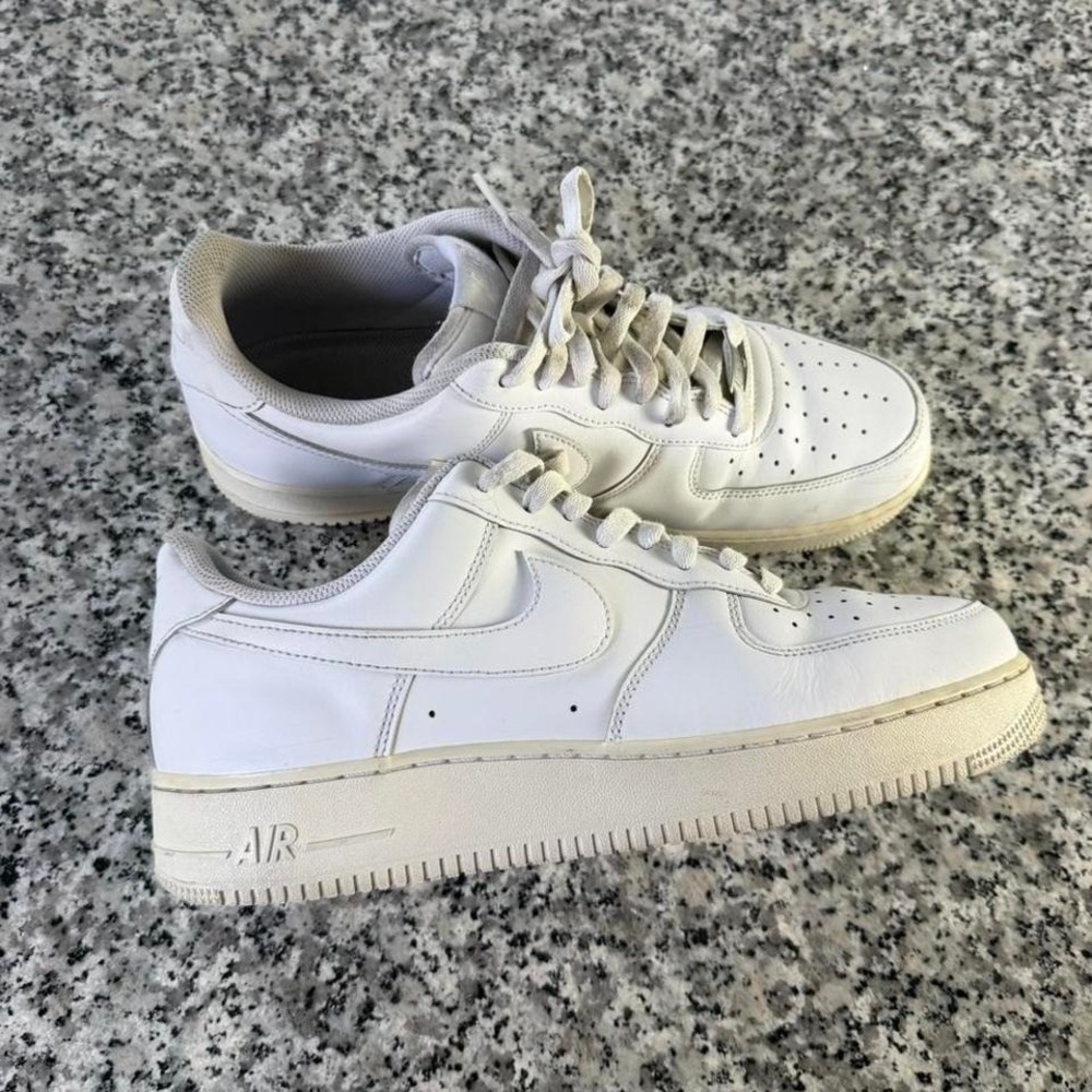 Nike Air Force 1 Triple White Sneaker Shoe M12 CW2288